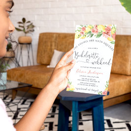 メインスクイーズ レモン ブライズメイド ウィークエンド インビテーション