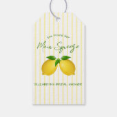 メインスクイーズ レモン ブライダルシャワー ギフトタグ (裏面)