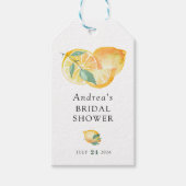 メインスクイーズ | 柑橘類 | レモンの結婚前お披露目 ギフトタグ (正面)