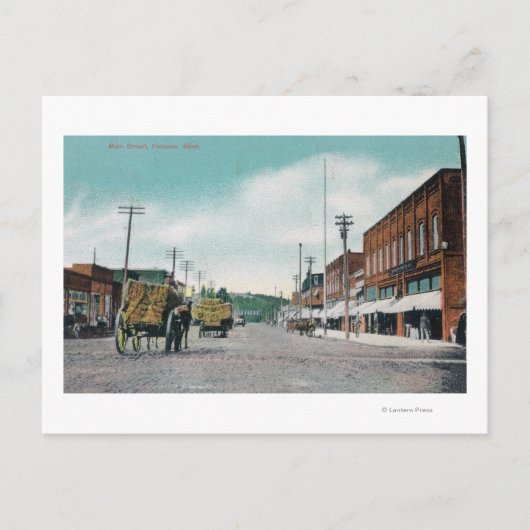 メインストリートの眺め - パロース、ワシントン州 ポストカード (正面)
