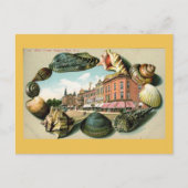 メインストリート、アズブリー・パーク（ニュージャージー州）ヴィンテージ ポストカード (正面)