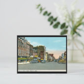 メインストリート、ケオクック、アイオワ州 ヴィンテージ ポストカード (スタンド正面)