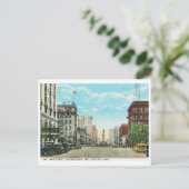 メインストリート、ユタ州ソルトレイクシティ ヴィンテージ ポストカード (スタンド正面)