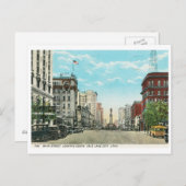 メインストリート、ユタ州ソルトレイクシティ ヴィンテージ ポストカード (正面/裏面)