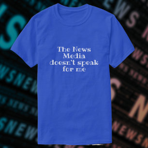 メインストリームニュースメディアバイアスTシャツ Tシャツ