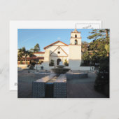 メインセントを横切るモールからのベンチュラのミッション ポストカード (正面/裏面)