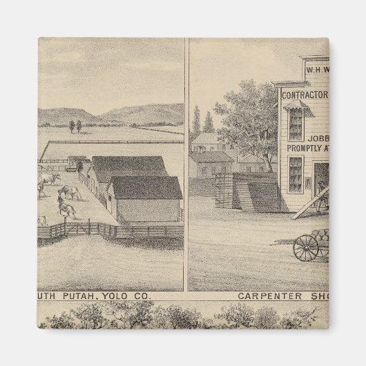 メインセントウッドランド マグネット (正面)