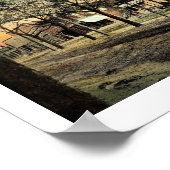 メインセントオーバーン,アラバマ州ヴィンテージスタイル ポスター (角)