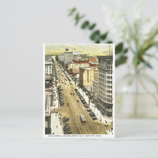 メインセントソルトレイクシティヴィンテージ ポストカード (スタンド正面)