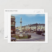 メインセントダンベリー、コネチカットヴィンテージ ポストカード (正面/裏面)