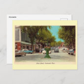 メインセントナンタケットc1960sヴィンテージスタイル ポストカード (正面/裏面)