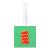 メインタウンサインThunder_Cove キューブオーナメント (正面)