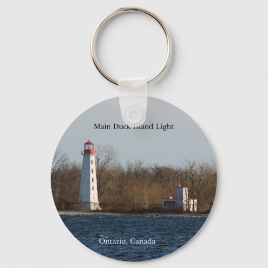 メインダックアイランドライトキーチェーン キーホルダー (正面)