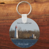 メインダックアイランドライトキーチェーン キーホルダー (正面)