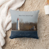 メインダックアイランドライトスクエア枕 クッション (ブランケット)