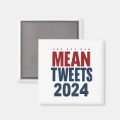 メインツイート 2024 おもしろしい選挙 Trump マグネット (正面/裏面)