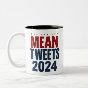 メインツウイート 2024 おもしろしい選挙 トランプ ツートーンマグカップ