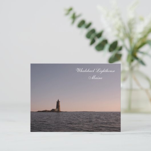 メインハガキWhaleback Light House ポストカード (スタンド正面)