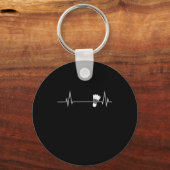 メインハーツシュレーフュールバドミントンフェデルトンボールスポーツ キーホルダー (正面)