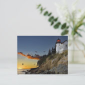 メインバスハーバーライトハウスフォト ポストカード (スタンド正面)