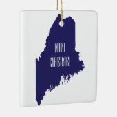 メインパーソナライズされたクリスマスオーナメント セラミックオーナメント (右)