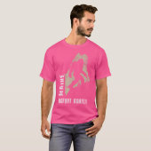 メインビグフートハンターおもしろいサスカッチ Tシャツ (正面フル)