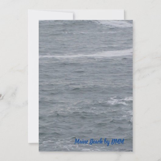 メインビーチカード – Ogunquit (裏面)