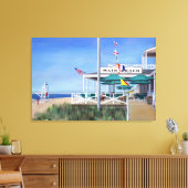 メインビーチパビリオンイーストハンプトン キャンバスプリント (インサイチュ (リビング))