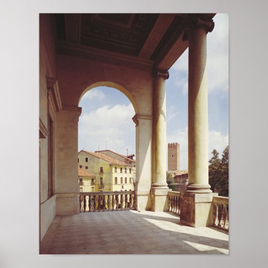 メインファサードのギャラリーの詳細, c.1550 ポスター (正面)