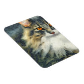 メインファンキー・クーン・キャットアート マグネット (右側)