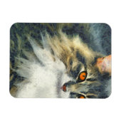 メインファンキー・クーン・キャットアート マグネット (横)