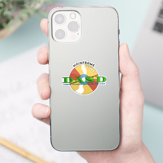 メインフレームの直接アクセスストレージ装置 (DASD) シール (スマートフォン)