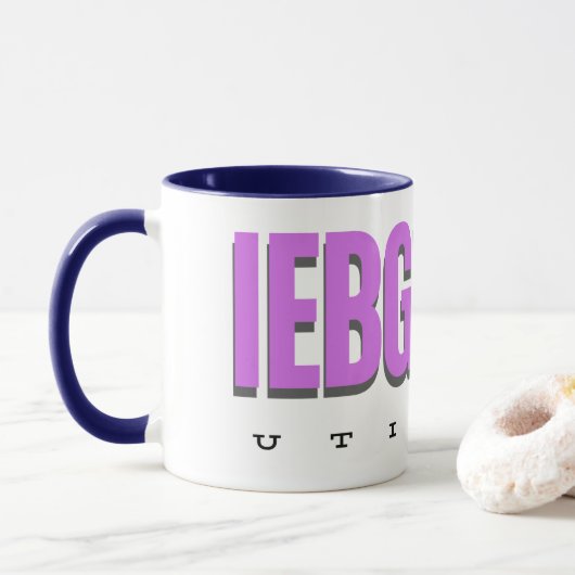 メインフレームのIEBGENERユーティリティ マグカップ (ドーナツ)
