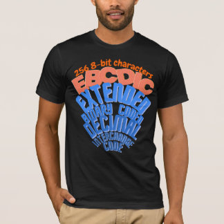 メインフレーム符号化文字セット EBCDIC Tシャツ