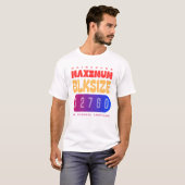 メインフレーム ジョブ制御言語 (JCL) 最大ブロック Tシャツ (正面フル)