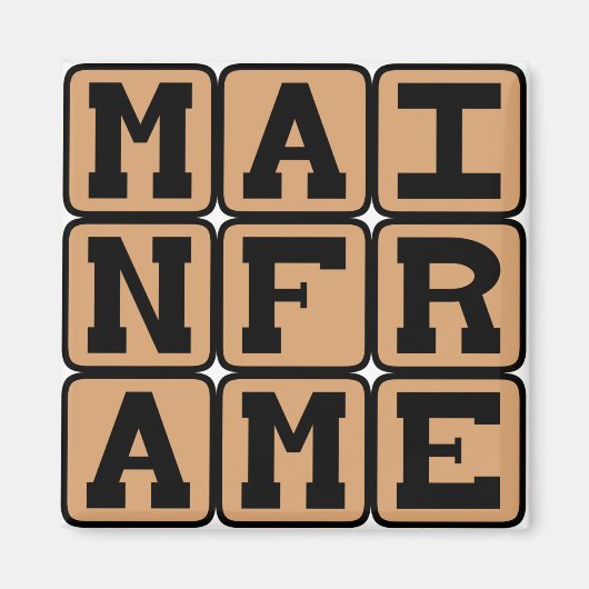 メインフレーム、大規模コンピュータ マグネット (正面)