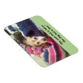 "メインベッド撮影/ドッグベッド無料" 3x4フォトマグネット マグネット (右側)