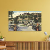 メインホテルビューアットリチャードソン春 キャンバスプリント (インサイチュ (リビング))