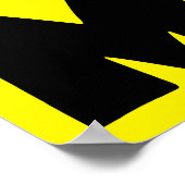 メインホームハート州ポスターサイン ポスター (角)