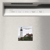 メインポートランドヘッドライトハウスパーソナライズド マグネット (インサイチュ (食洗機))