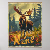 メインムースヴィンテージ ポスター (正面)