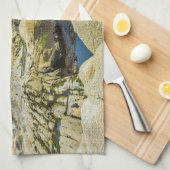 メインライトハウスペマキドポイントブルー キッチンタオル (四つ折り)