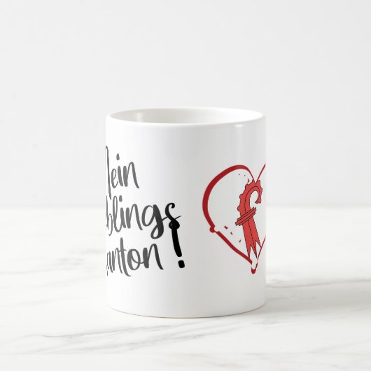 メインリーベリングカントンBasel Landschaft コーヒーマグカップ (中央)