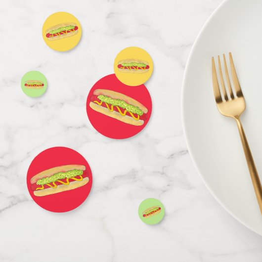 メインレッドスナッパーホットドッグポートランドMEフードクックアウト コンフェッティ (グループ)