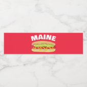 メインレッドスナッパーホットドッグポートランドMEフードクックアウト ペットボトルラベル (シングルラベル)