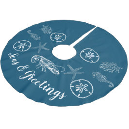 メインロブスターとシェルツリースカート ブラッシュドポリエステルツリースカート