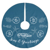 メインロブスターとシェルツリースカート ブラッシュドポリエステルツリースカート (正面)