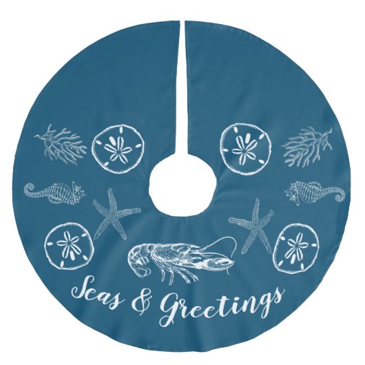 メインロブスターとシェルツリースカート ブラッシュドポリエステルツリースカート (正面)