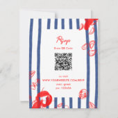 メインロブスターカキスタズクラムズイーストコースト結婚ーズ 招待状 (正面)