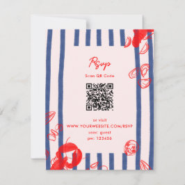 メインロブスターカキスタズクラムズイーストコースト結婚ーズ 招待状